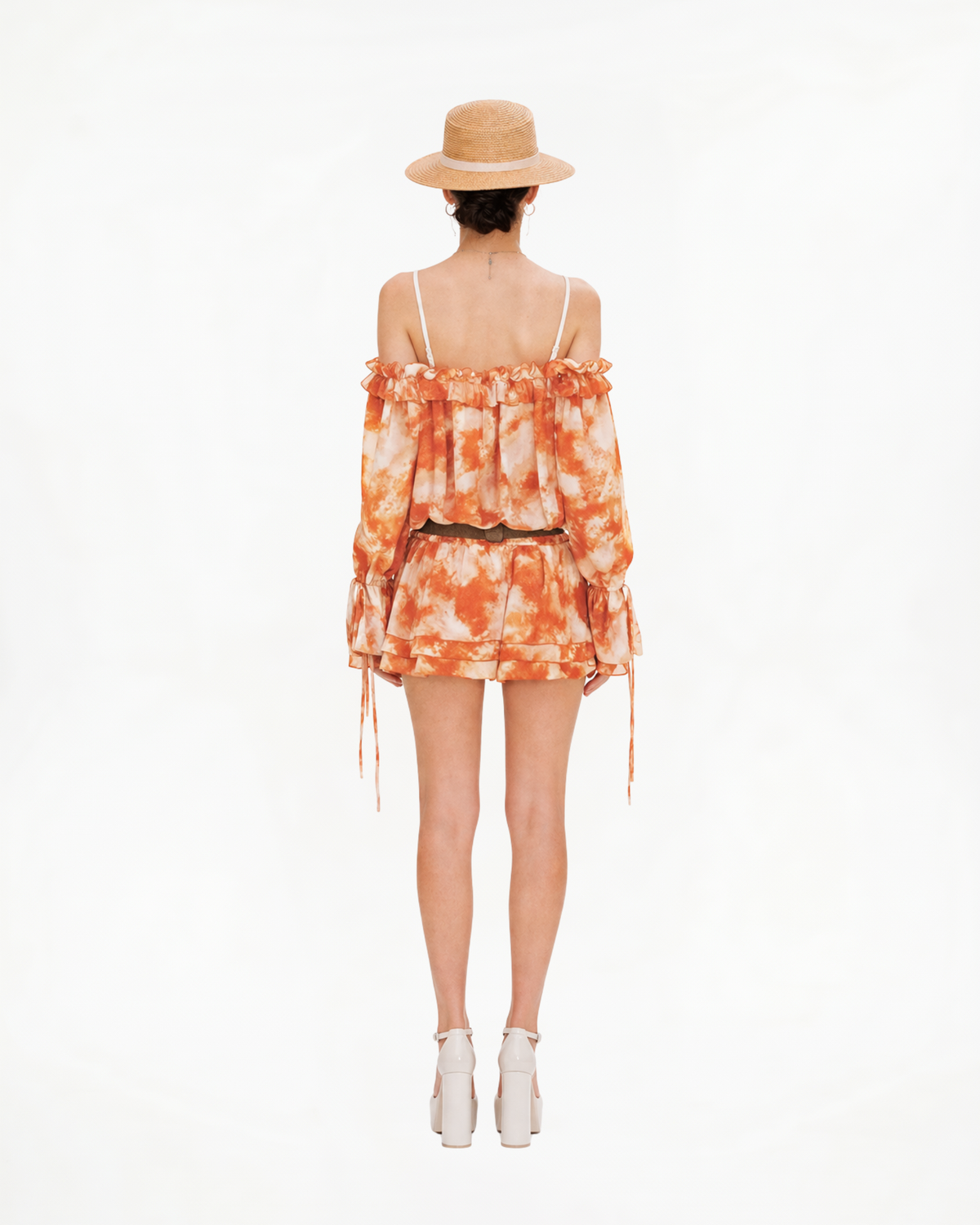 Puff sleeves dress