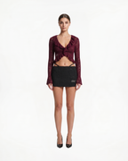Ruffle Lace Cardigan