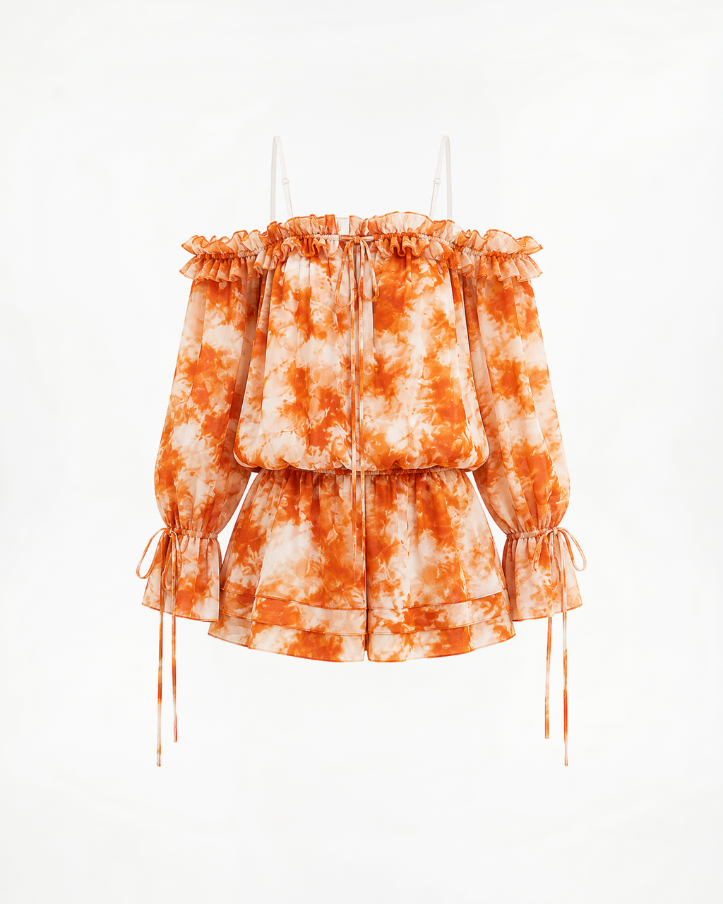 Puff sleeves dress