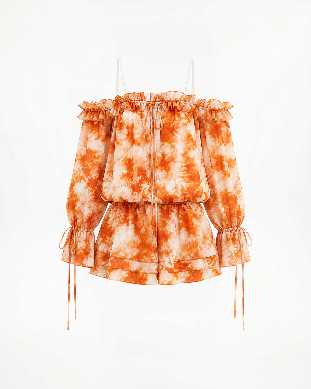 Puff sleeves dress