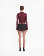 Ruffle Lace Cardigan