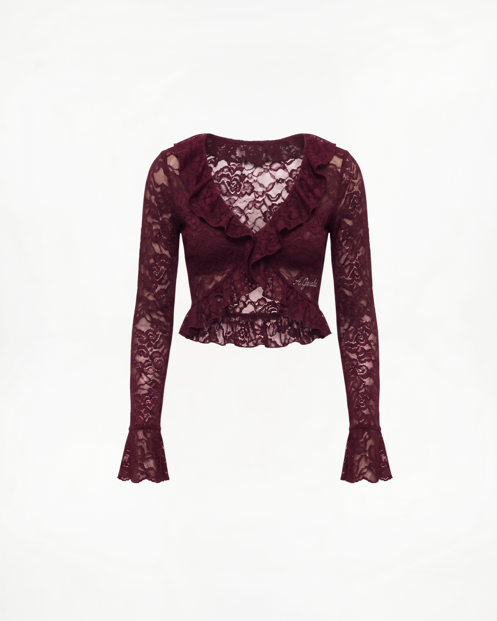 Ruffle Lace Cardigan