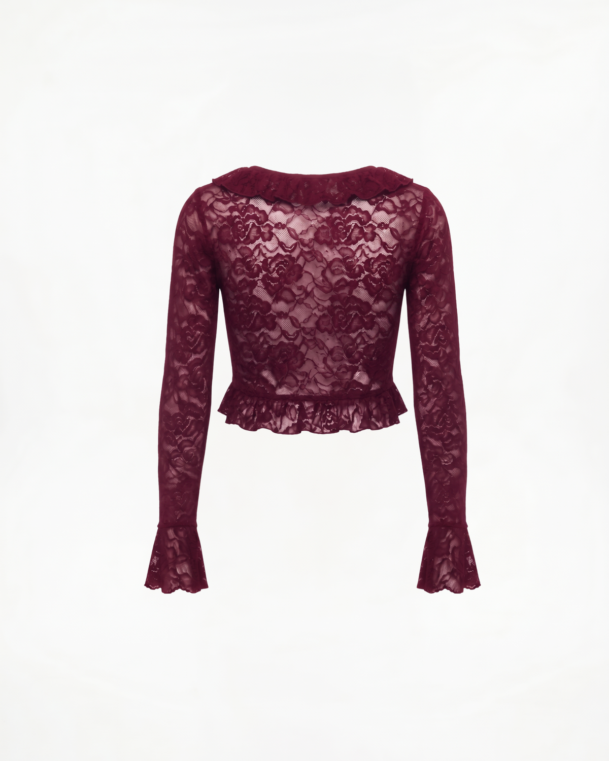 Ruffle Lace Cardigan