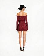 Off the shoulder lace dress