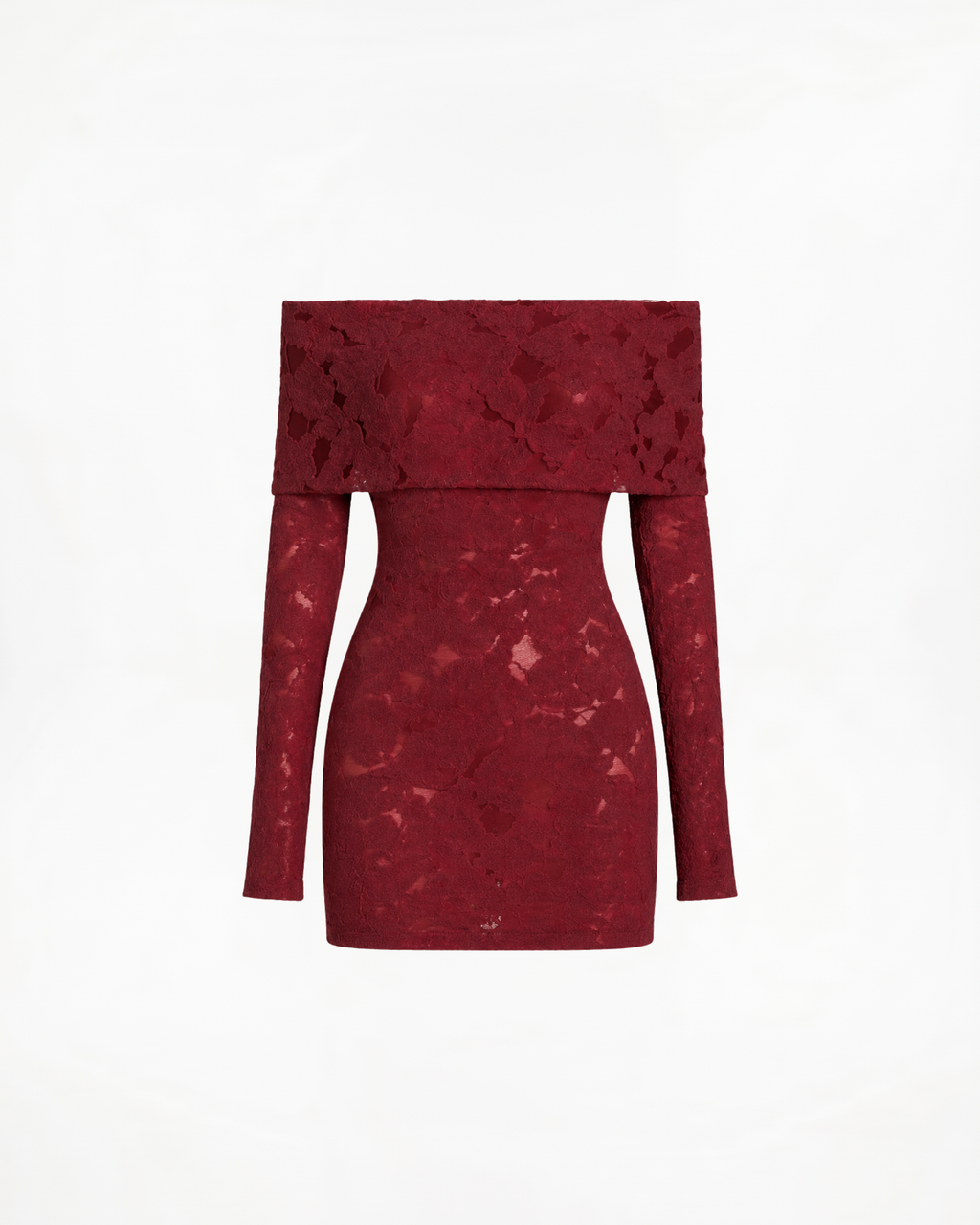 Off the shoulder lace dress