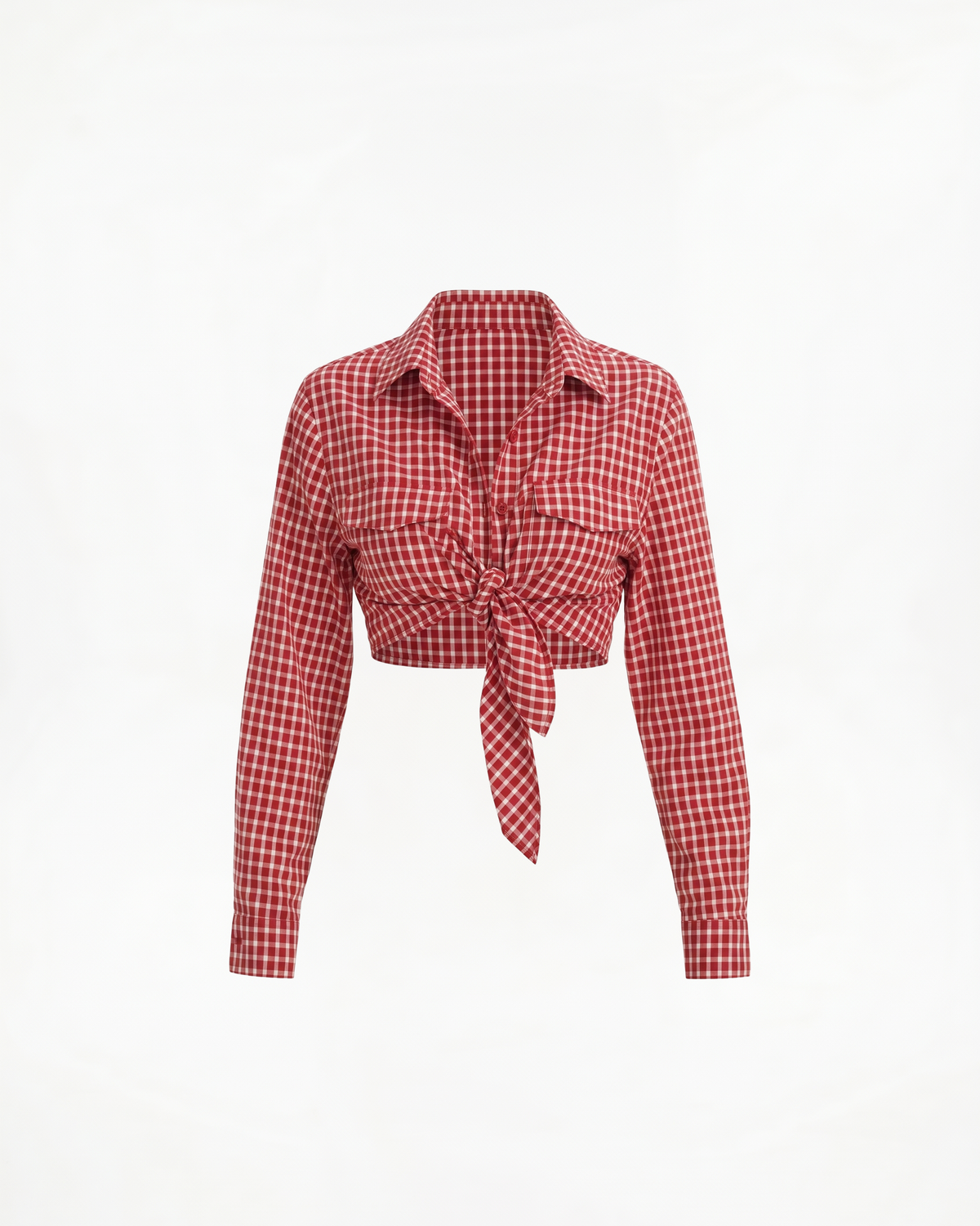 Check Tie Shirt