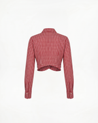 Check Tie Shirt