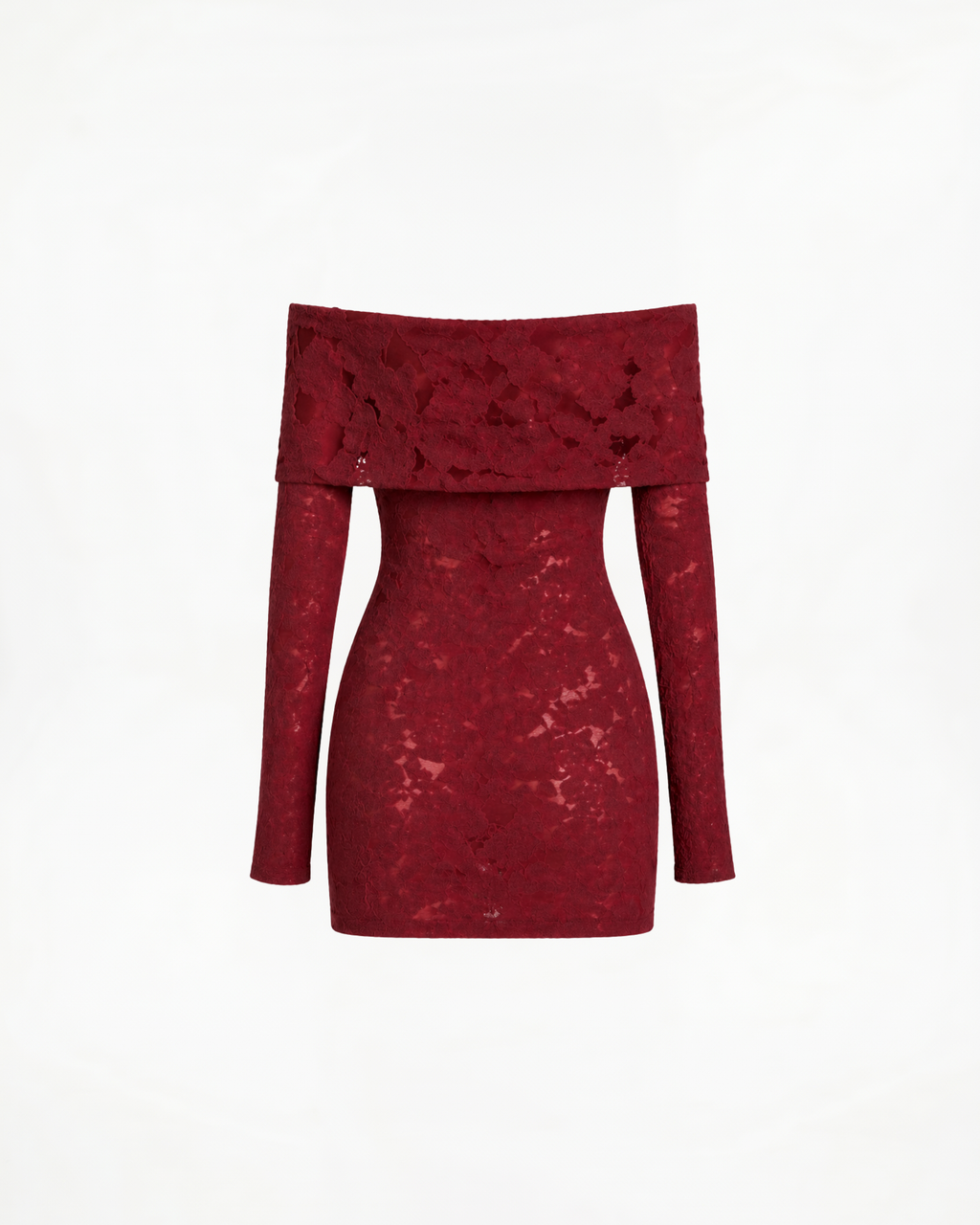 Off the shoulder lace dress