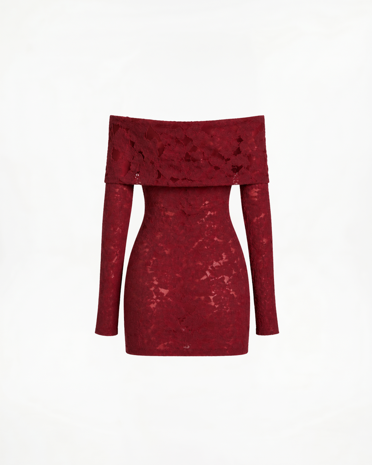 Off the shoulder lace dress