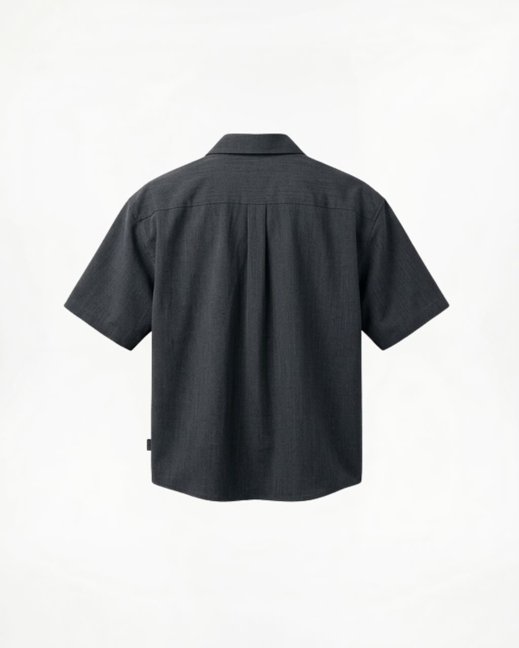 Camisa de lino y algodón con cuello cubano