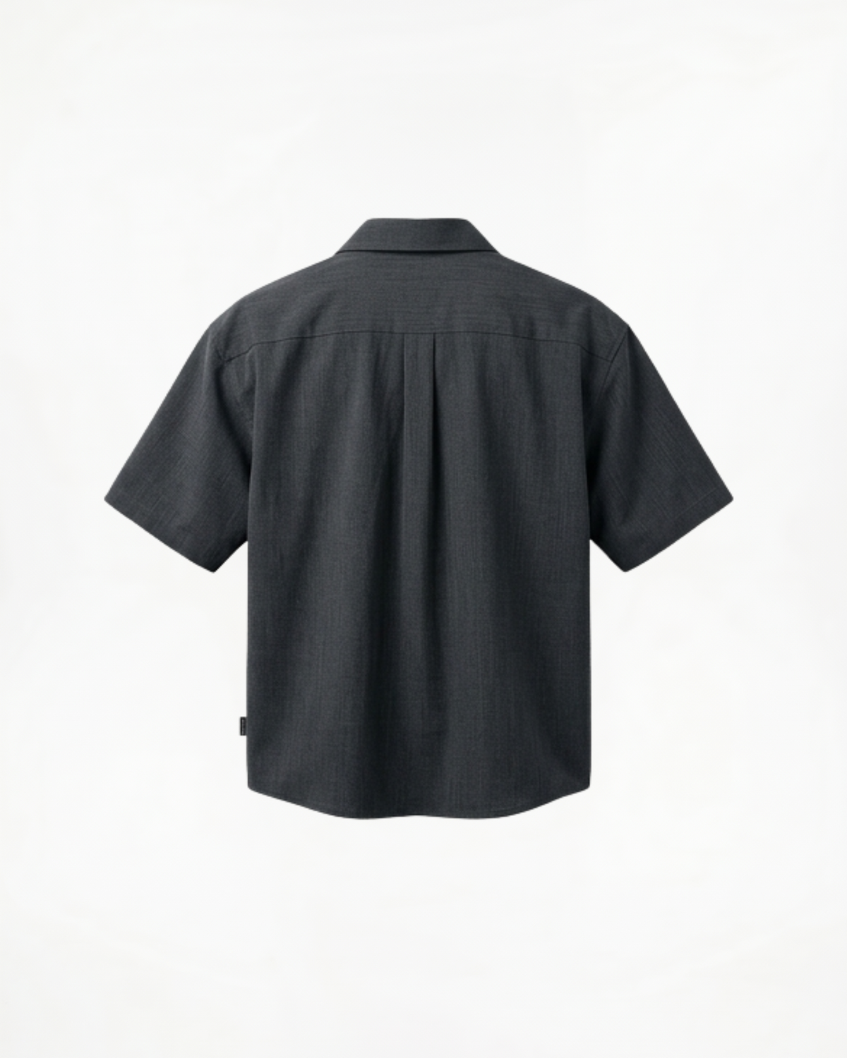 Camisa de lino y algodón con cuello cubano