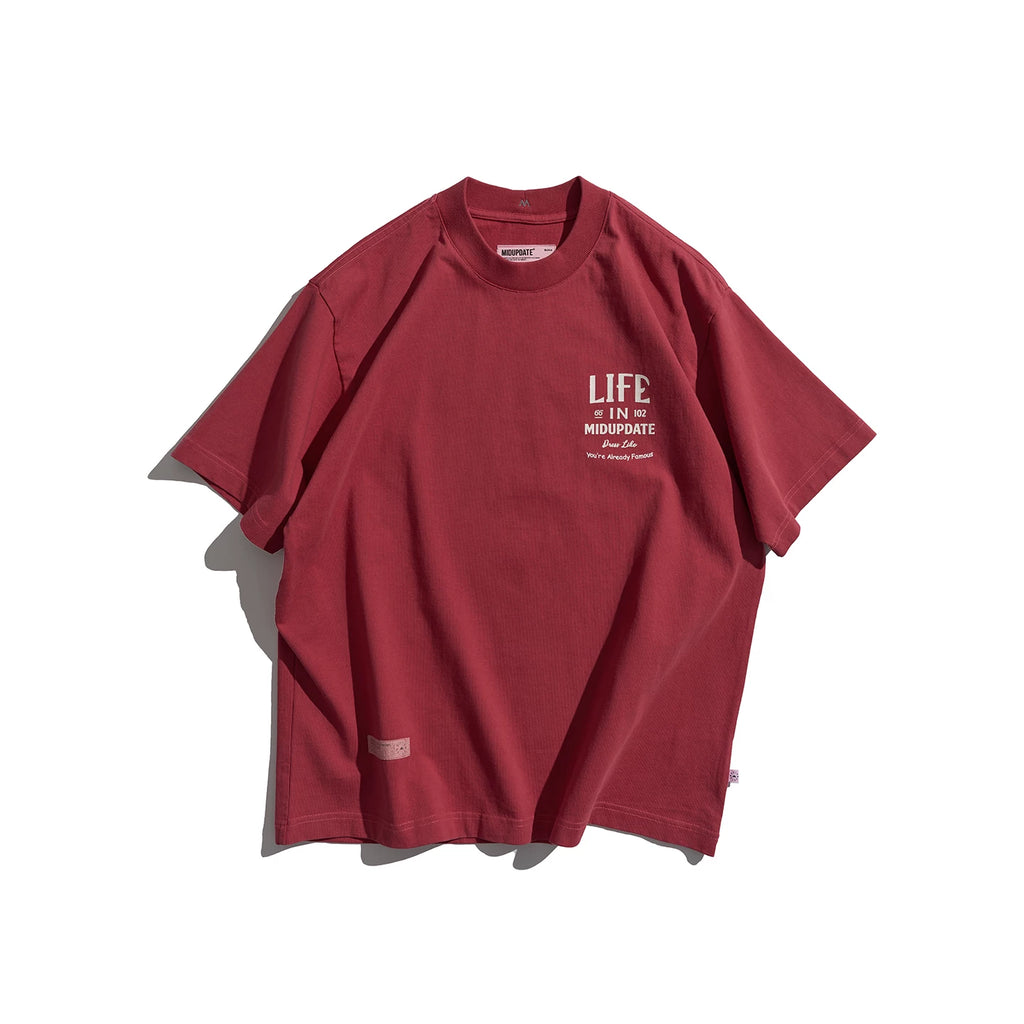 Vintage Graphic Cotton T-Shirt