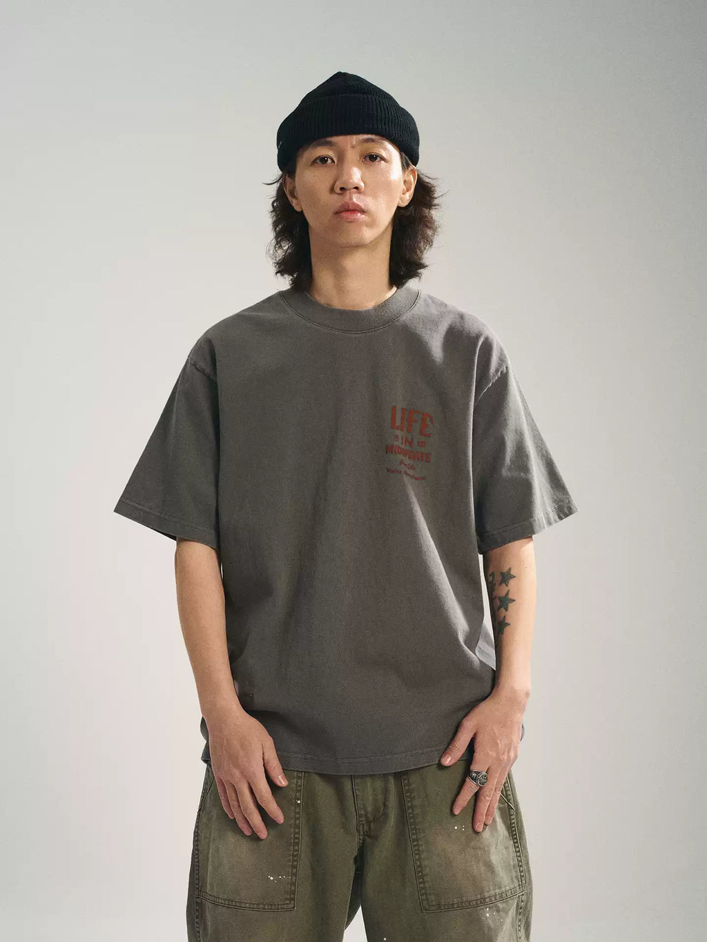 Vintage Graphic Cotton T-Shirt