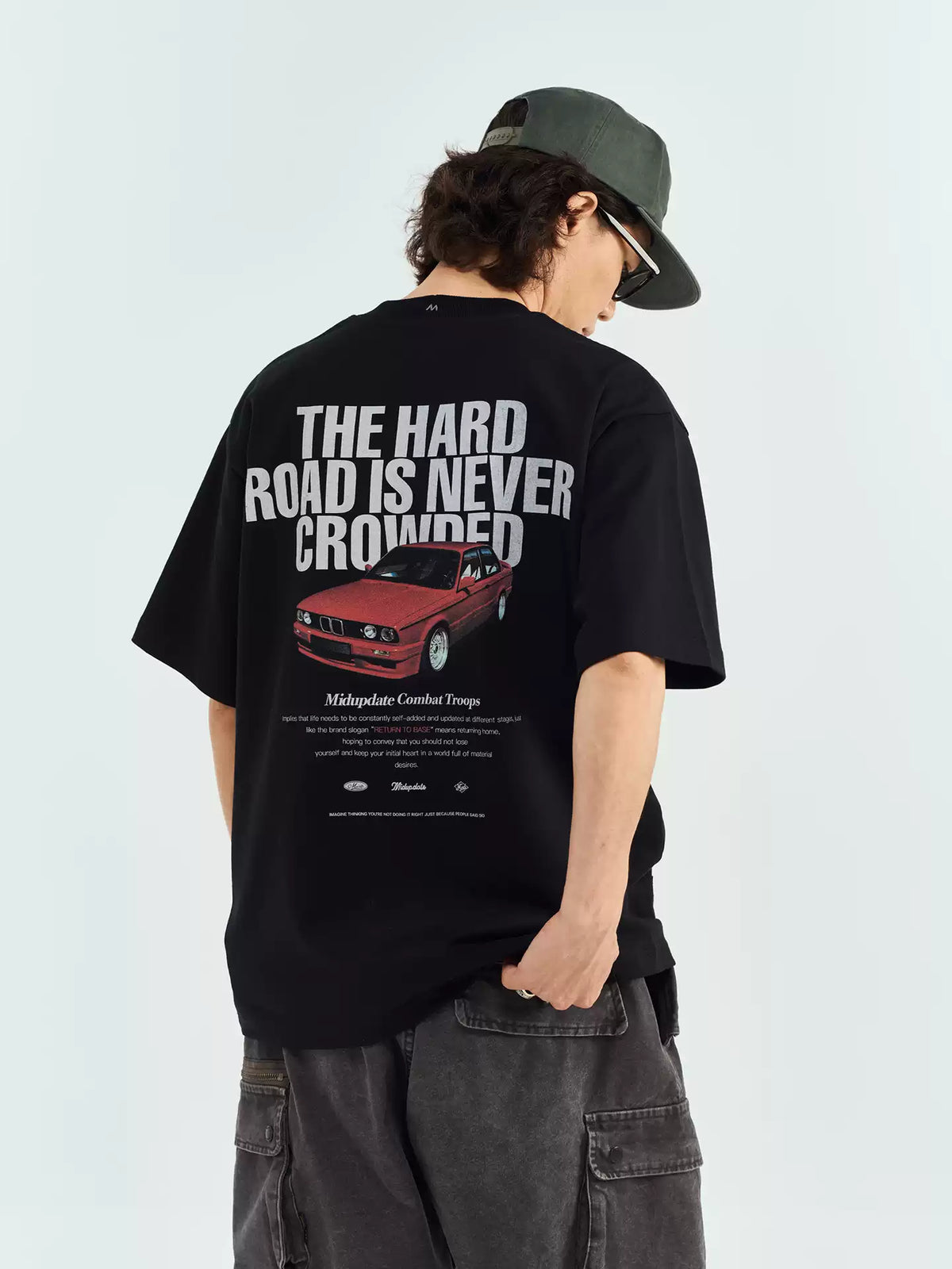 E30 Heavyweight T-Shirt — Negro