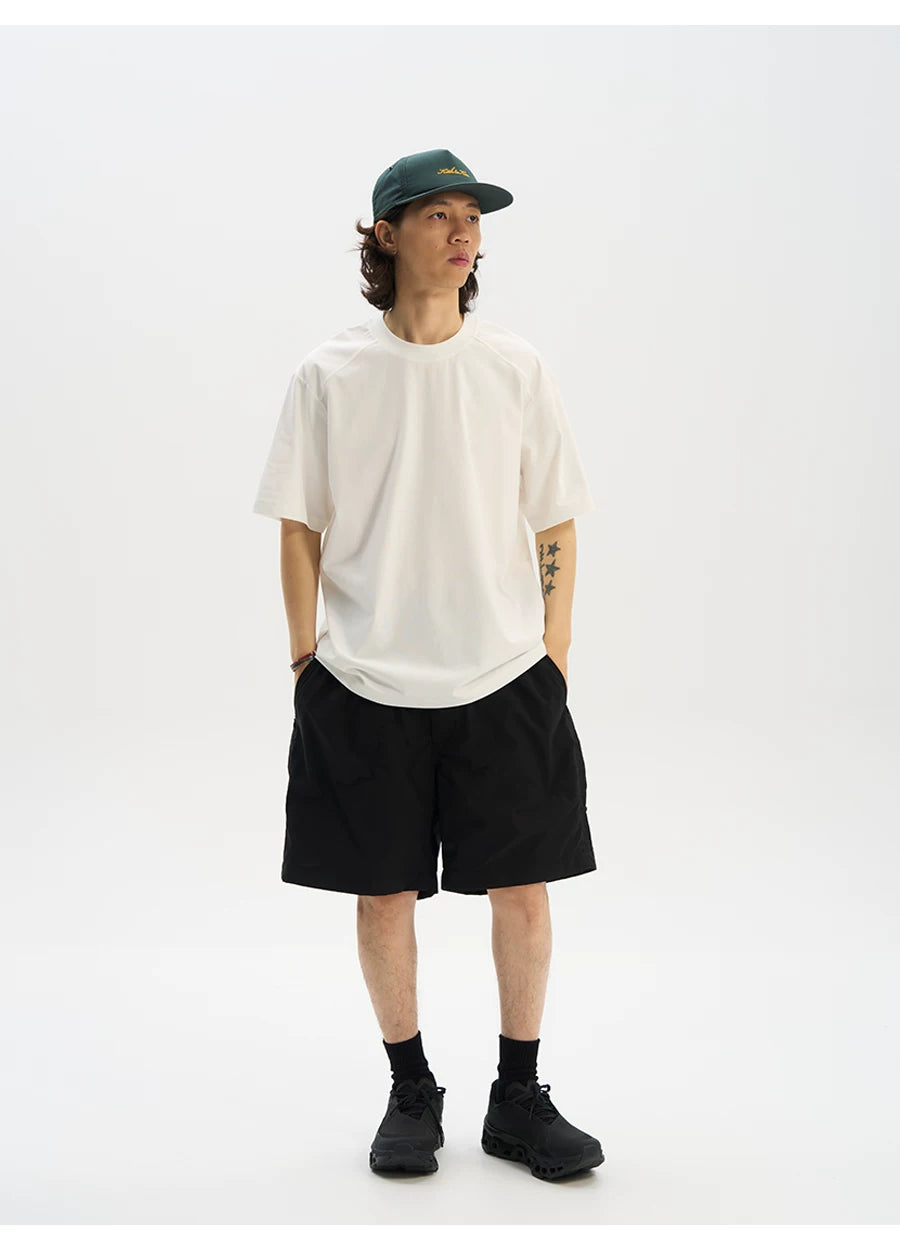 Raglan-Sleeve Cotton Jersey T-Shirt
