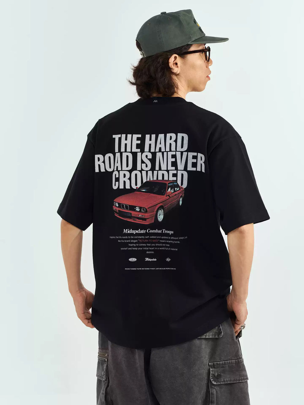 E30 Heavyweight T-Shirt — Negro
