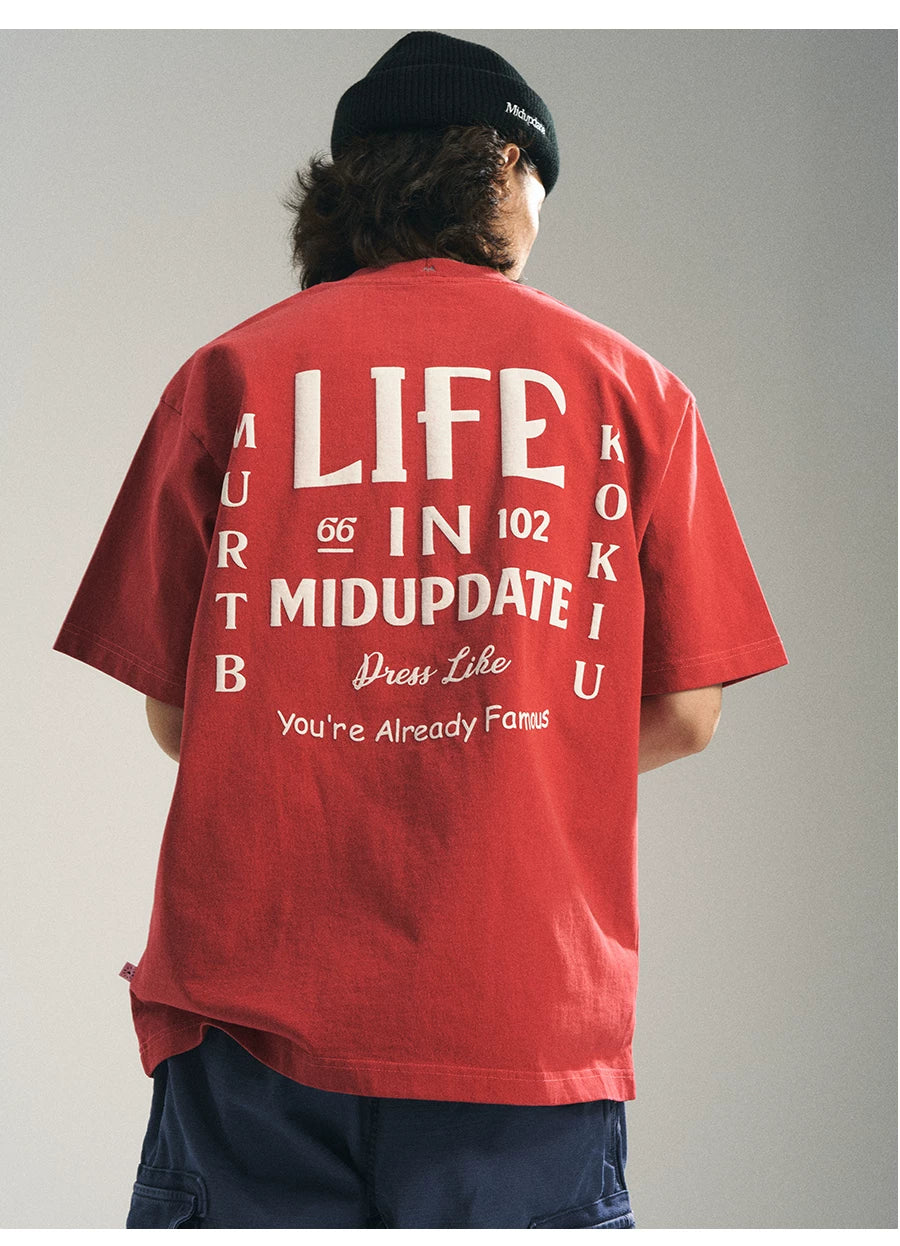Vintage Graphic Cotton T-Shirt